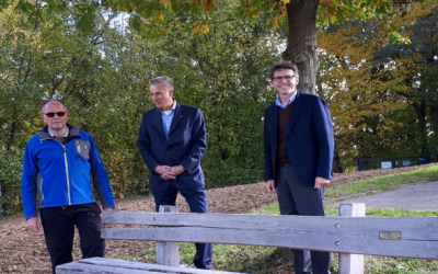 Bänkle am Friedhof eingeweiht