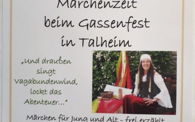 Am Sonntag kommt eine Märchenerzählerin nach Talheim